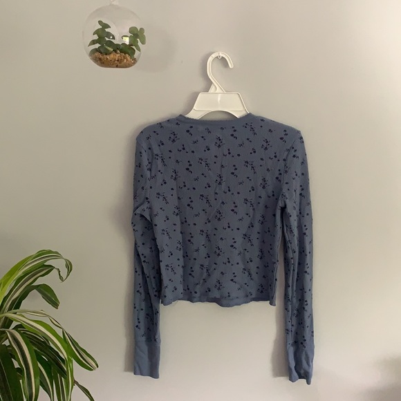 PacSun blue long sleeve top - Picture 3 of 3